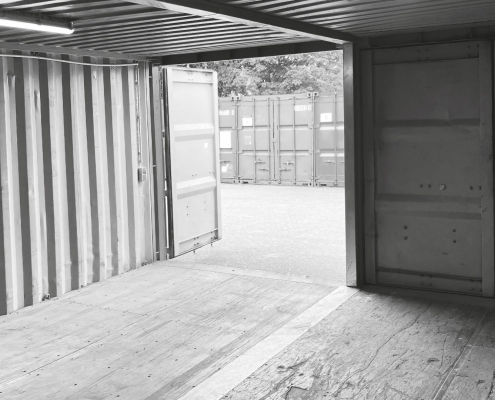 Lagercontainer innen